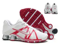 shoes nike 2013 shox roadster 12 classic hommes blanc argent red